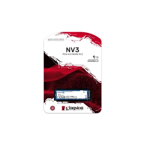 SNV3S1TB-1 UNIDAD SSD KINGSTON NV3 1TB M.2 2280 NVMe 6000MB/S (SNV3S/1000G)